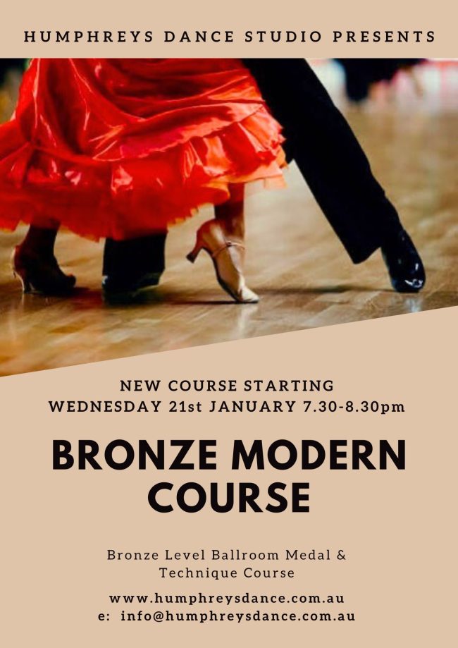 Bronze Modern Medal Course Jan 2026